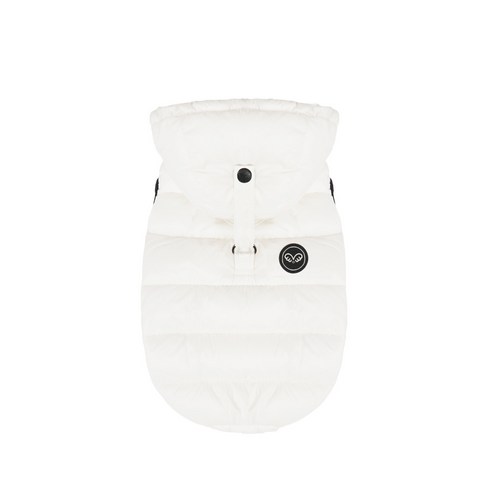 퍼피엔젤 AIR 3 강아지 후드 패딩 조끼 PA-OW550, 2 Ivory, 1개