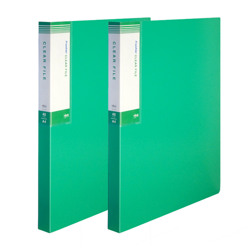 위즈오피스 프론 파일 40p, 그린, 2개