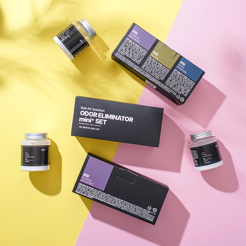 집안에 쾌적함과 편안함을 선사하는 BAS 미니 플러스 탈취제 본품 선물세트