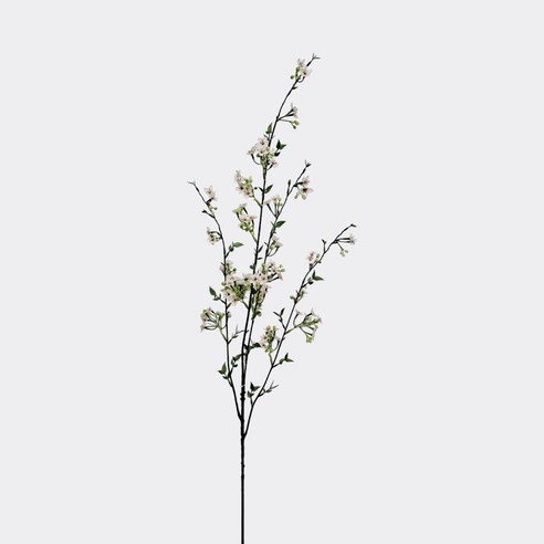 마쉬매리골드 인테리어 조화 캔서스 미니 플라워 가지 100cm, CREAM, 1개
