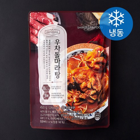 신세계푸드 호텔컬렉션 에센셜 우차돌 마라탕 (냉동), 450g, 1개