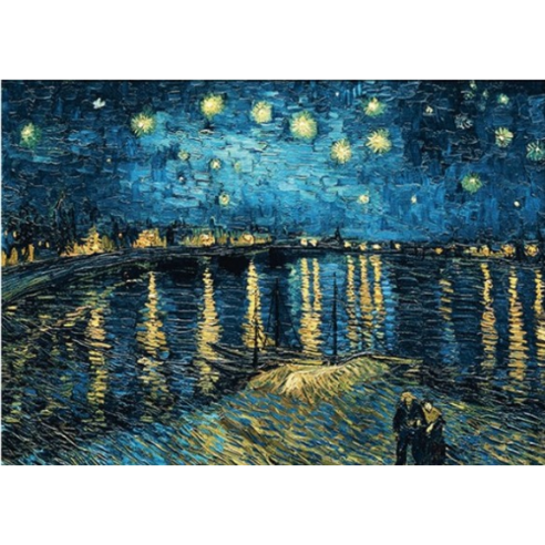 루시앤에밀리 보석십자수 구슬 비즈 DIY 키트, 1개, 아를의 별이 빛나는 밤