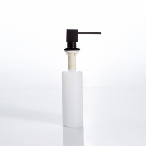 트리 스퀘어 싱크대 디스펜서 300ml, 블랙, 1개