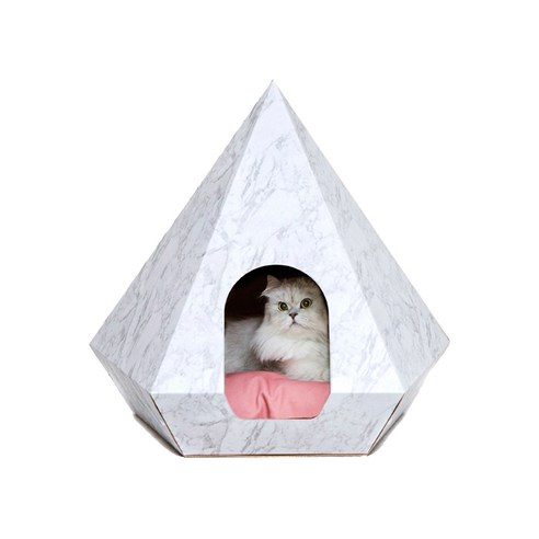 허츠앤베이 고양이 캣다이아몬드 숨숨집, 마블
