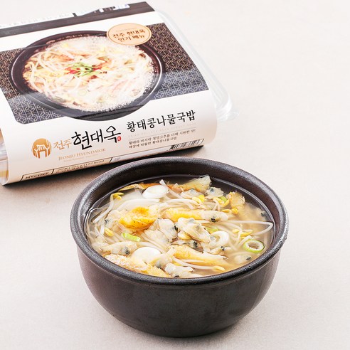 마이셰프 현대옥 황태 콩나물 국밥 2인분, 705g, 1개 - 즉석국 | 쿠팡