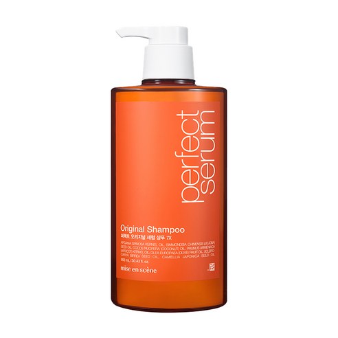 미쟝센 퍼펙트 오리지널 세럼 샴푸 7X 플로럴향, 900ml, 1개