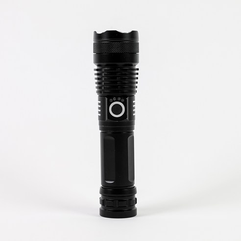 엑스킹 충전형 LED 휴대용 손전등 XKING-LED-LIGHT, 1개, 블랙