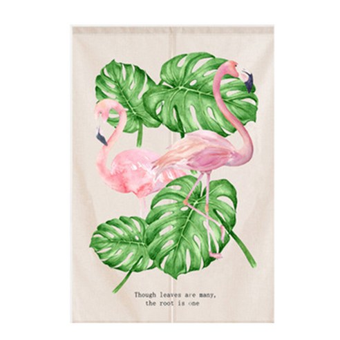 감각적인 식물그림 가리개 커튼, 15