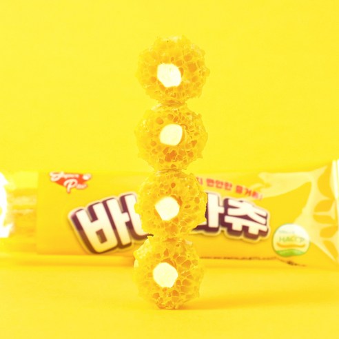 달콤한 바나나 맛으로 치아 건강을 지키는 슈퍼포우 바나나츄 덴탈껌!