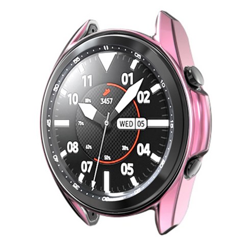 디씨네트워크 스마트워치 TPU 커버 케이스 41mm, 핑크