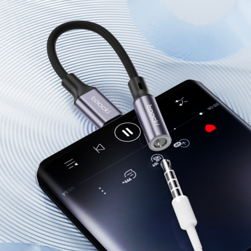 Toocki AUX to C타입 변환 오디오 케이블로 음악의 경계를 무너뜨리세요.