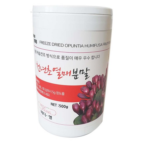 메디영 천년초 열매 분말, 1개, 500g