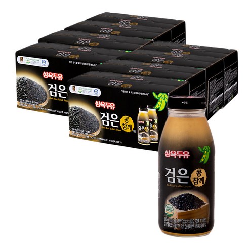 삼육두유 검은콩 참깨두유, 200ml, 80개