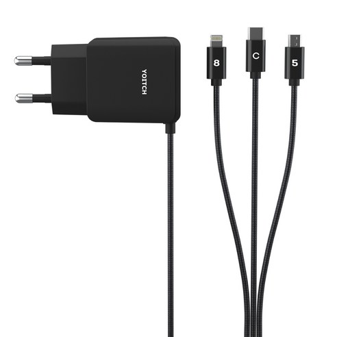 최고의 편의와 안심을 위한 요이치 아크베타 2세대 3in1 멀티 충전기