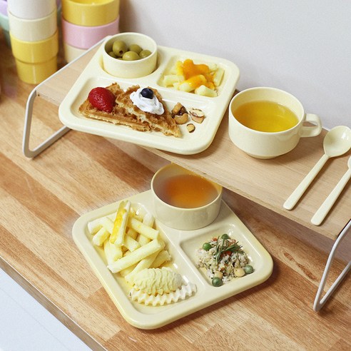 사랑스러운 디자인과 실용성을 모두 갖춘 어웨이큰센스 마카롱 미니 브런치 세트로 아이의 식탁을 더욱 특별하게!