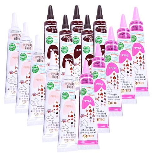 상상앤드 초코 데코 펜 다크 5p + 화이트 5p + 딸기5p 세트, 1세트