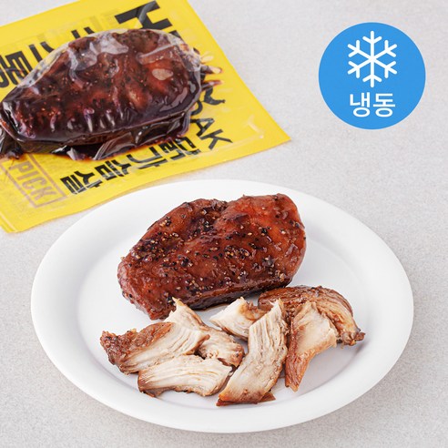 허닭 PICK 소스 통 닭가슴살 소이갈릭맛 (냉동), 100g, 1개입, 5개