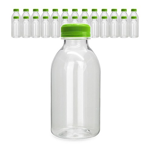 미르 투명 페트병 신형 우유 병뚜껑 500ml, 27개
