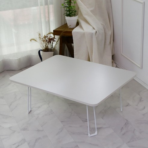 LPM 심플 라운드 접이식 테이블 800 x 600 mm, 솔트라이크 그레이
