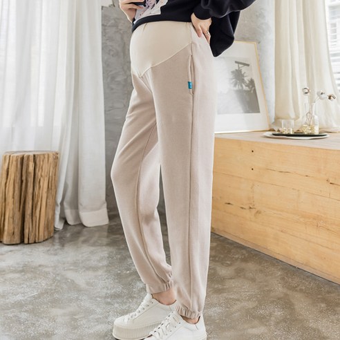 마켓에이 봄가을 와플 임부 조거팬츠