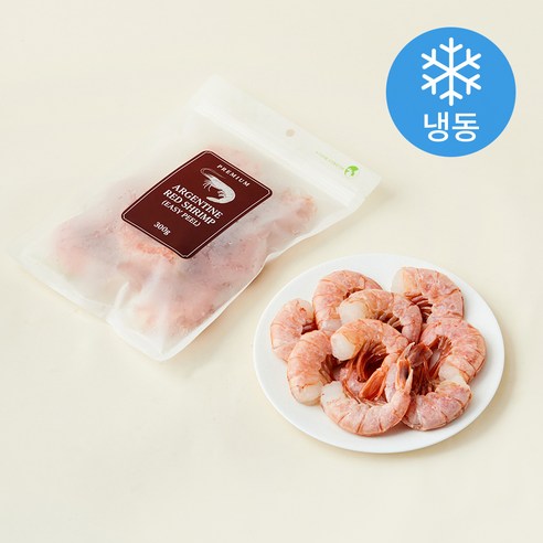 프리미엄 아르헨티나 붉은새우 이지필 왕왕특 (냉동), 1개, 300g