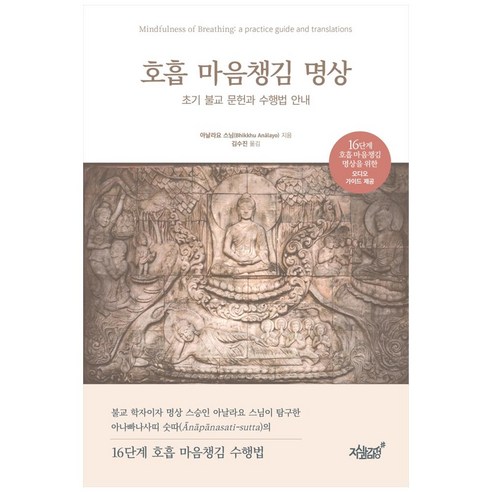 호흡 마음챙김 명상:초기 불교 문헌과 수행법 안내, 지식과감성
