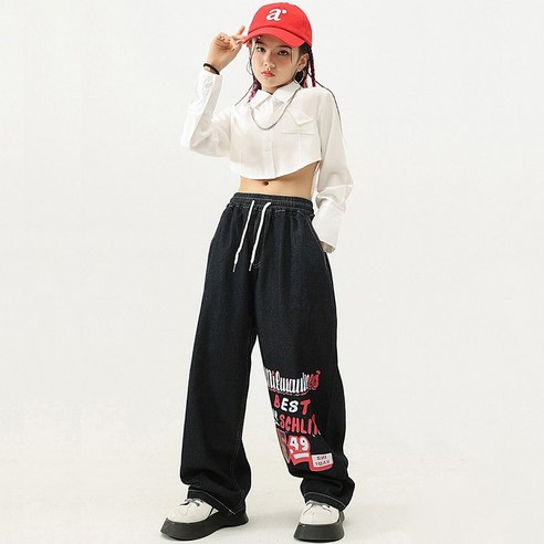 童裝時尚女孩服裝上下裝褲子套裝女孩女孩女孩衣服四個季節