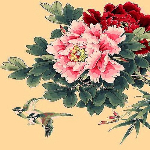 피포페인팅 DIY 그림 그리기 세트 40 x 50 cm, 오드리햅번(GX5246)