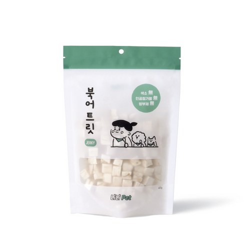 리리펫 트릿 반려동물 동결건조간식 40g, 북어, 1개