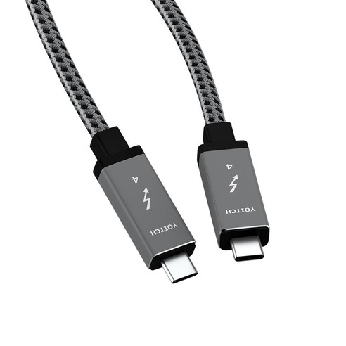 고해상도 디스플레이와 멀티태스킹을 위한 뛰어난 썬더볼트4 케이블