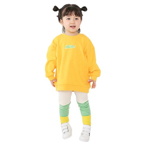 삼소니 아동용 헬로우 롱티 긴팔 상하의 세트