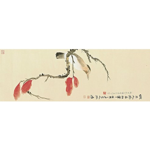 BNP 전통 민화 린넨 방수 테이블러너, 24 스타일 24, 30 x 100 cm