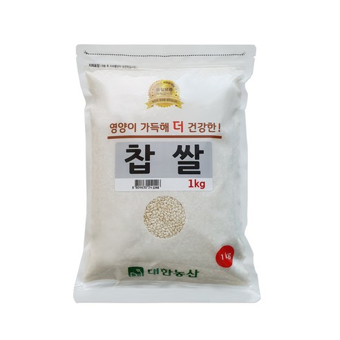 대한농산 찹쌀, 1kg, 3개