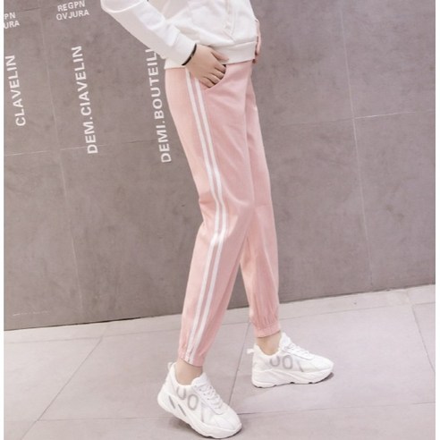 쎄오 임산부 조거 스트레이트 츄리닝 팬츠