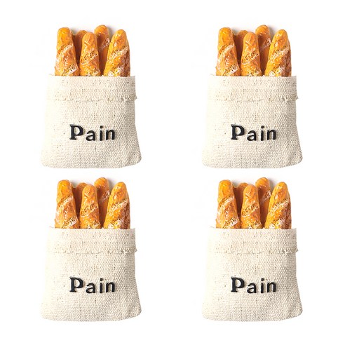 마켓에이 에그 브레드 냉장고자석 4p, 브레드A
