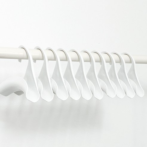 쥬롬 아치형 가방 걸이, 화이트, 10개