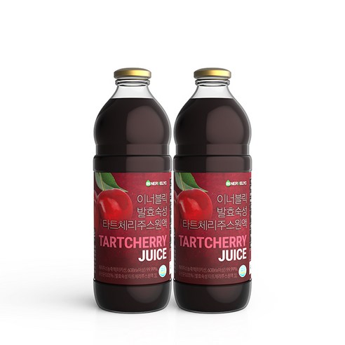 이너블릭 발효숙성 타트체리주스원액, 1000ml, 2개