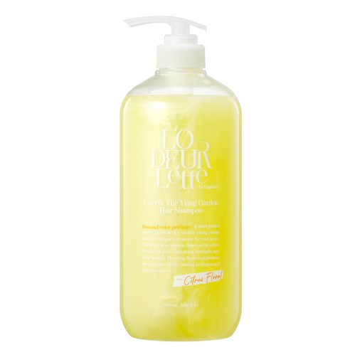 로더렛 컬러 핏 더 일랑 가든 헤어 샴푸 시트러스 플로러 향, 1000ml, 1개