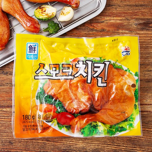 대림선 스모크치킨, 180g, 3개