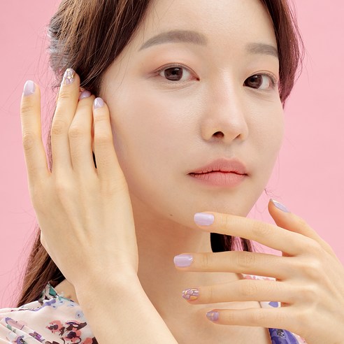 붙이는 젤네일 블링온 스티커, 1개, 로즈탠