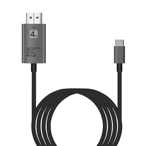 HDMI C타입 케이블 3m 60Hz HD-3M, 혼합색상, 1개