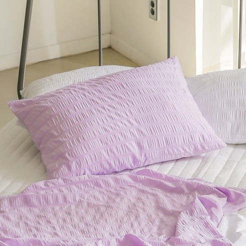 Seesucker 蜂蜜睡眠用品 接觸冷 床上用品 枕頭 被套 床上用品 枕頭 枕頭 枕頭