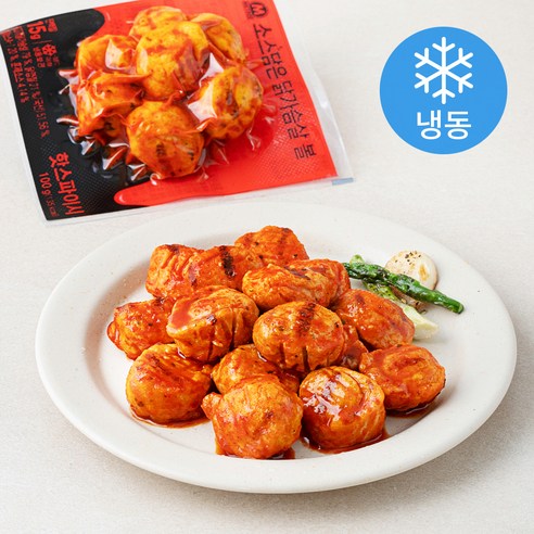 미트리 소스담은 닭가슴살 볼 핫스파이시 (냉동), 100g, 1팩