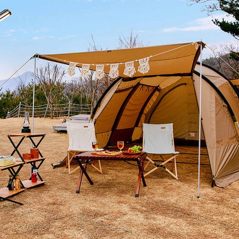 자연을 담은 아늑한 공간, 스노우라인 새턴 2룸 텐트