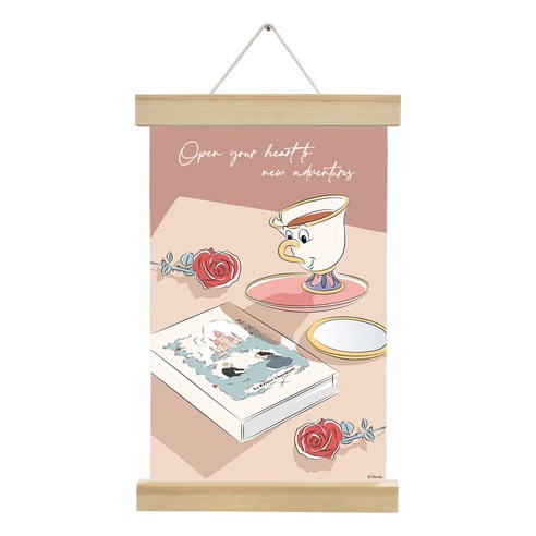아이러브페인팅 디즈니 DIY PAINTING 행잉 20 x 30 cm, 1개, 칩과 장미