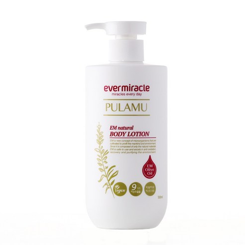 에버미라클 풀라무 EM 바디로션 허브향, 500ml, 1개