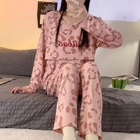 DM 편한 수유 잠옷 상하의 세트