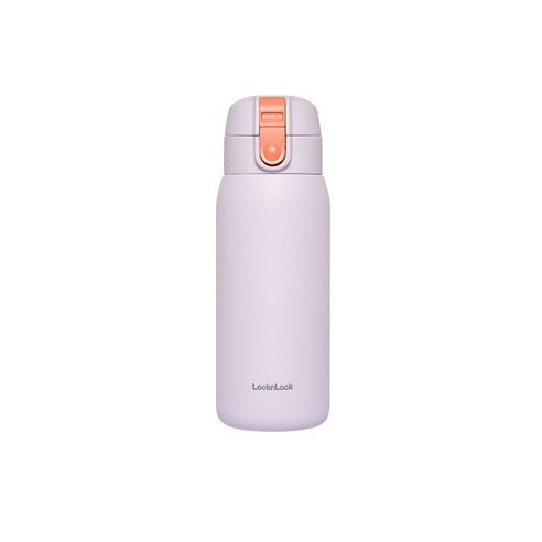 락앤락 스쿨핏 코튼캔디 원터치 텀블러, 바이올렛, 370ml, 1개