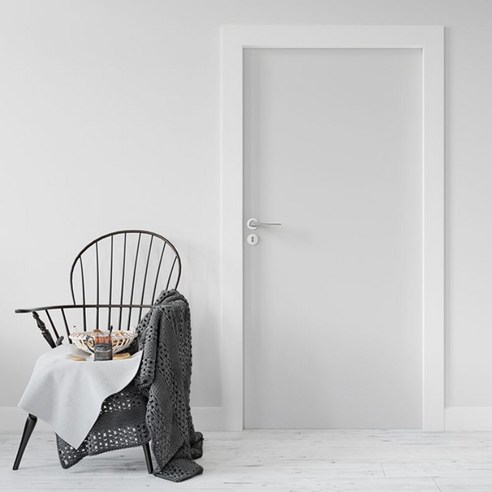 로즈로사 현관문 시트지 2p, 순백색, 100 x 210 cm