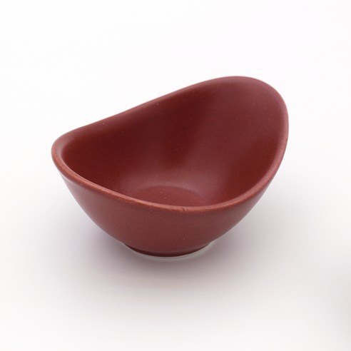 달소금 도자기 피클종지 12 x 8.5 x 6 cm, 인디언레드(반무광), 1개